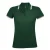 SOLS Dames/dames Pasadena getipt korte mouw Pique Polo Shirt (Bos/Wit)