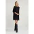 River Woods Black Dress 3/4 Sleeves