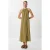 Halterneck Drape Midi-jurk