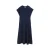Middellange jurk met zakken dames Tom Tailor