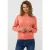 EsQualo Sweater R-neck Basic Knit Amber Glow