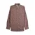 Lambretta Heren Paisley Langsleeve Shirt (Bordeaux)