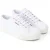Superga Dames/Dames 2740 Nappa Leren Platform Trainers (Optisch Wit/Avorio)