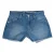 Glitzernde Jeansshorts für Mädchen 674015