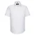 Russell Collection Heren Easy-Care Fitted Overhemd met korte mouwen (Wit)