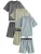 Next Nachtkledij  smoky blue / donkergrijs / appel