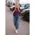 Jeans met Mid Waist-taille en Wide Leg-pijpen in een Loose Fit-pasvorm