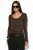 Dames Ribbel Slim-Fit Lange Mouwen Top