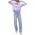 Tommy Jeans Dames/Dames Tie Dye Regular Hoodie (Paars/Wit)
