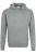 HAKRO Organic Comfort Fit Hooded Sweatshirt grijs, Melange