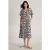 White Stuff Iris Linen Dress Ivory Print