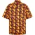 Hugo Mens Fire Oxford Overhemd met Kraag (Zwart/Geel)