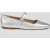 LK Bennett Fl Willow Mary Jane Flat Silver