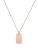 PURELEI Ketting  rose-goud / transparant