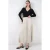 Hoge Taille Maxi Rok met Rimpeldetail