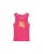 WE Fashion Top  oranje / neonroze / wit