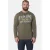 Jan Vanderstorm oversized longsleeve Plus Size – olijfgroen