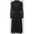 Joop! Midi-jurk in all-over look met strikceintuur