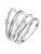 Glanzstücke München Ring  zilver / transparant