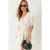 Mini V-hals Jurk met Strik