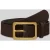 Marc O’Polo Riem van runder nubuck met gouden gesp