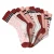 SCHIESSER Sokken  zalm roze / rood / zwart / wit