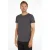 Tommy Jeans slim fit T-shirt Jaspe met katoen black mel√©e