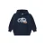 s.Oliver hoodie met print – donkerblauw