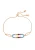 faina Armband  azuur / rose-goud / groen / rood