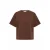 Expresso top met glitters – bruin