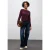 Street One Dames Zacht gemêleerd shirt in Rood