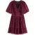 Scotch & Soda Mini Wrap Dress Ikat Checkerboard Pink