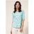 White Stuff Weaver Jersey Tee Teal
