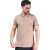 Lambretta Herenpoloshirt met drie punten (Cashew/Wit/Navy/Apricot)