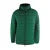 Aquascutum Actieve gewatteerde jas met capuchon voor heren (Jager Groen)