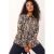 Plus Basics blouse met print – donkerblauw