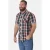 Jan Vanderstorm overhemd Plus Size – donkerblauw