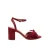 Hakken sandalen met leren suede strik voor vrouw Ryłko Tara