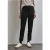 Street One Dames Broek in velourslook in Zwart