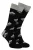 HS by Happy Socks – Heren 3-pack Classic Flower Kousen – Bloem (Zwart)