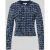 Rich & Royal Gebreid vest in bouclélook met knoopsluiting