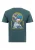 Oldskull Shirt ‘Asian Virtual Geisha Logo Graphic’  blauw / geel / petrol