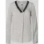 Emily Van den Bergh Blouseshirt van viscose met V-hals