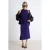 TRENDYOLMİLLA Dames Paars Effen Midi Mouwloos Bodycon Jurken