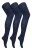 3 paar dames gekleurde ondoorzichtige 80 denier panty’s – Marine