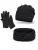 Vivisence Muts ‘7087 Set’  zwart gemêleerd