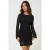 Kant Bodycon Mini Jurk met Voering