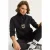 Borduursel Rits Kraag Sweater