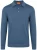 Suitable Compact Cotton Poloshirt Denim Blauw