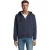 SOLS Heren Spike Full Zip Hoodie (Franse marine)
